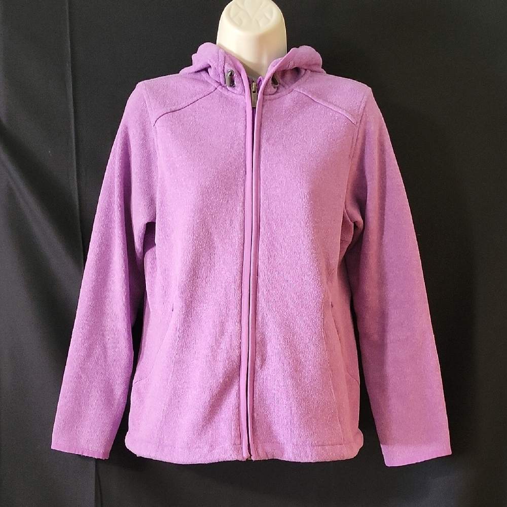 Lands End Radiator Fleece Hoodie, Size S